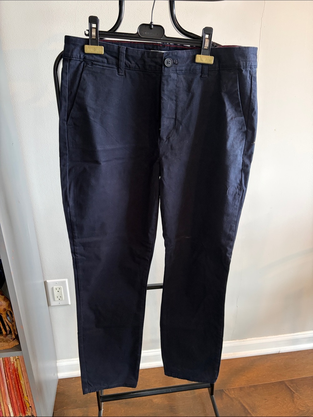 Tommy Hilfiger Navy Straight-Leg Chinos